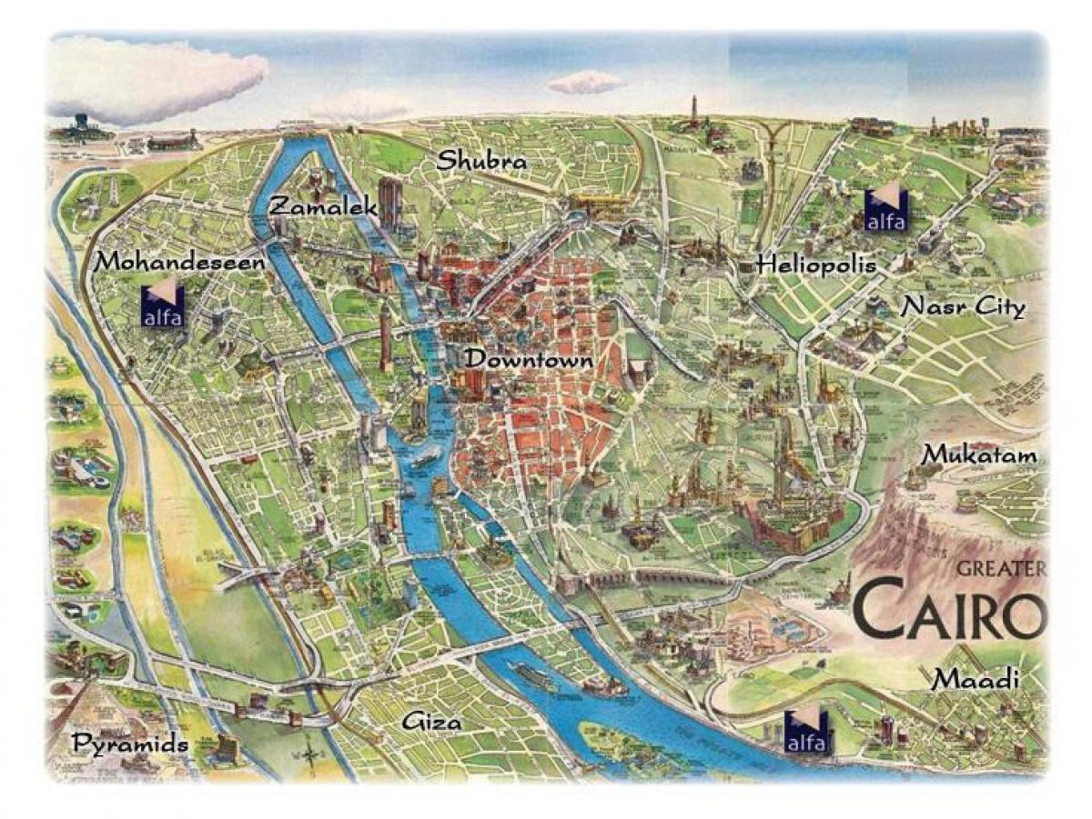 地图mohandeseen开罗