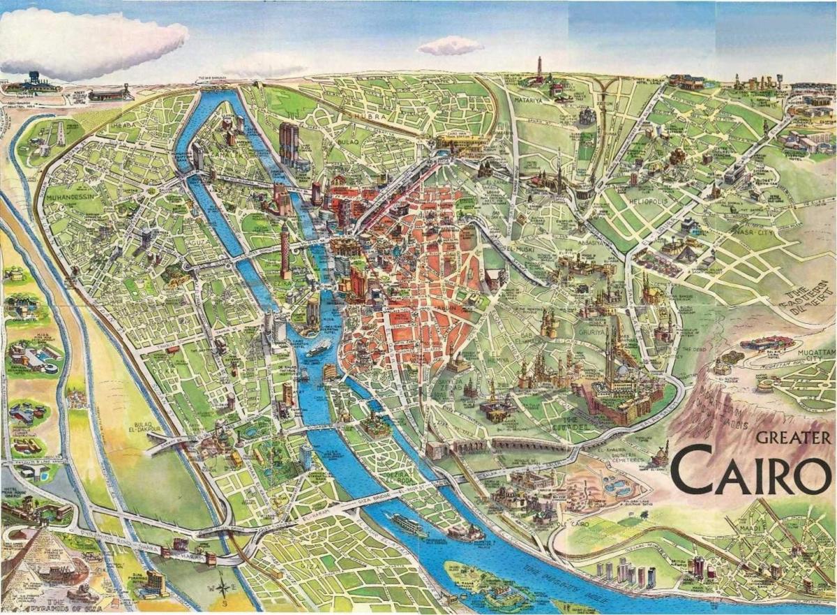 地图上的老开罗