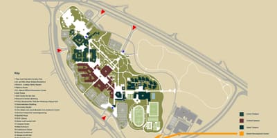 地图auc新开罗的校园