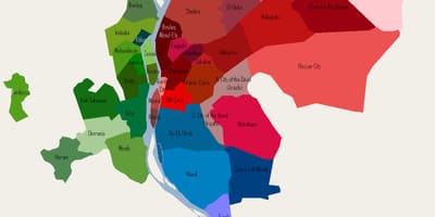 开罗附近的地图
