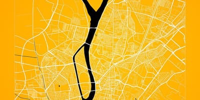 开罗地图的街道